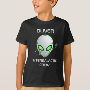 T-shirt Tête d'alien de science-fiction élégante OVNI