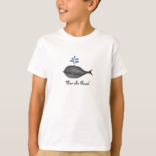 T-shirt Tête de baleine