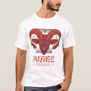 T-shirt Tête de Bélier saisonnière en ligne rouge