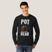 T-shirt Tête de café Boire Espresso Caféine Bean R (Devant entier)