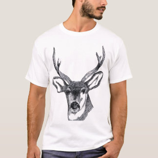 T-shirt Tête de cerf