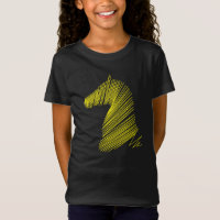 Tête de Cheval Abstrait – Tee-shirt d'Art en Ligne