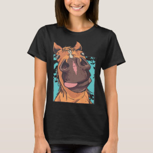 T-shirt tête de cheval cavalier propriétaire de cheval che