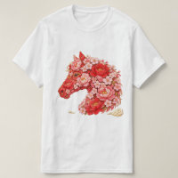 Tête de Cheval Fleurie Pivoine Cerisier