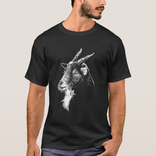 T-shirt Tête de chèvre (Devant)