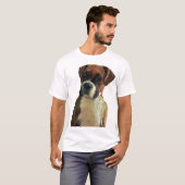 T-shirt Tête de CHIEN AMÉRICAIN BOXER (Devant entier)