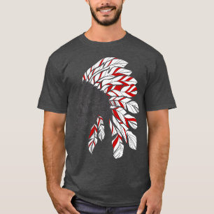 T-shirt Tête de crâne Chiefer amérindien
