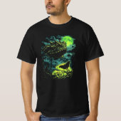 T-shirt Tête de crapaud géant marais nuit (Devant)