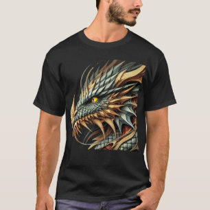 T-shirt tête de dragon