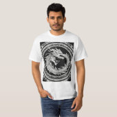 T-shirt Tête de dragon de Wild Wolf Graphic (Devant entier)