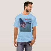 T-shirt Tête de DRAPEAU AMÉRICAIN (Devant entier)