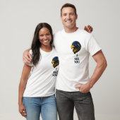 T-shirt Tête de Faucon Gras avec déclaration "JE VOUS VOIS (Unisexe)