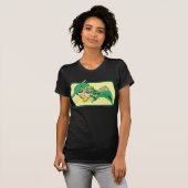 T-shirt Tête de flèche verte (Devant entier)