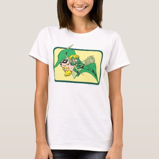 T-shirt Tête de flèche verte (Devant)