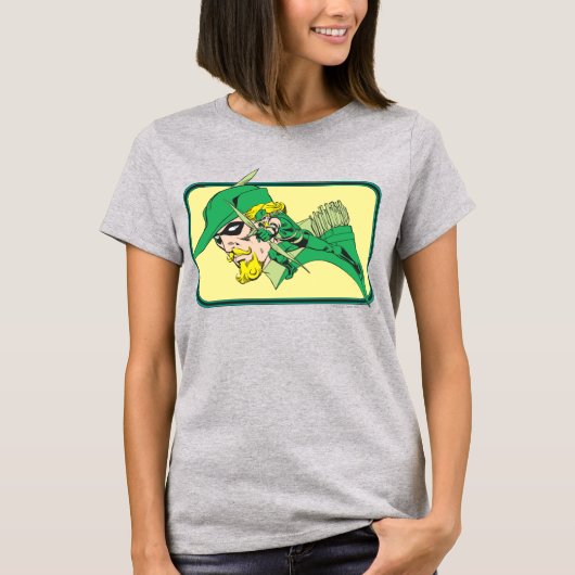 T-shirt Tête de flèche verte (Devant)