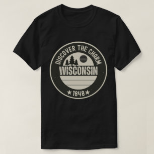 T-shirt Tête de fromage Wisconsin - WI State Souvenir