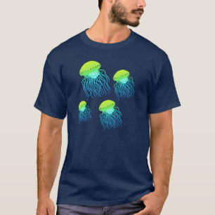 T-shirt Tête de gelée flottante de méduse