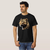 T-shirt Tête de léopard (Devant entier)