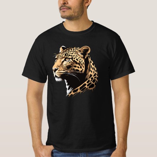 T-shirt Tête de léopard (Devant)