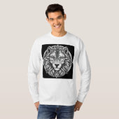 T-shirt Tête de lion (Devant entier)