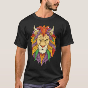 T-shirt Tête de lion de la tribu Fierce