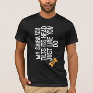 T-shirt Tête de lit Shiba Inu comme vous
