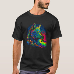 T-shirt tête de loup