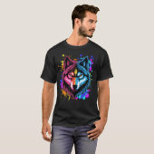 T-shirt Tête de loup (Devant entier)