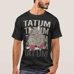 T-shirt Tête de loup - Nom Tatum