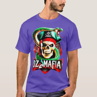 T-shirt Tête de mort avec famille de serpent