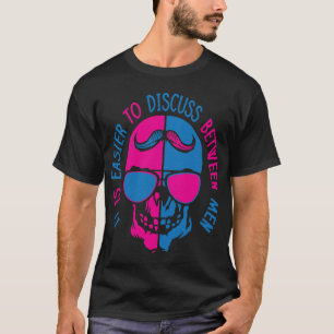 T-shirt tete de mort hipster citation moustache 28 discuss