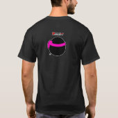 T-SHIRT TÊTE DE NINJA (NEON PINK) (Dos)