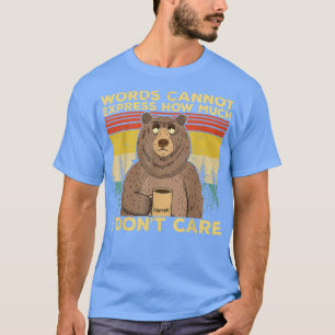 T-shirt Tête de nouveauté sarcastique amusant boire du caf