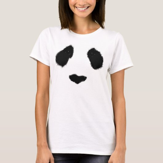 T-shirt Tête de panda réaliste (Devant)