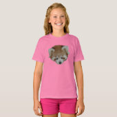 T-shirt - tête de panda rouge (Devant entier)
