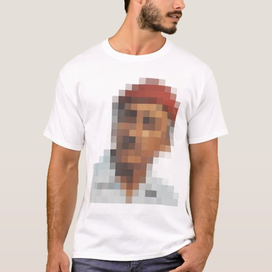 T-shirt Tête de pixel (Devant)