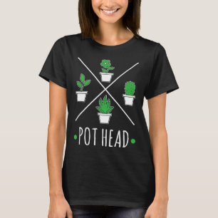 T-shirt Tête de pot Jardin Jardinage Jardinier Plante