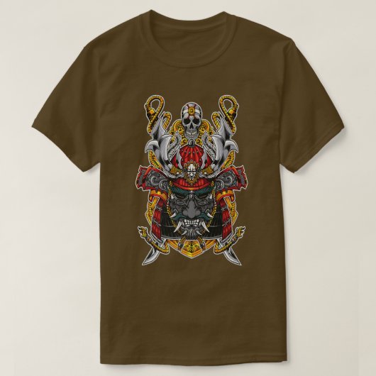 T-shirt Tête de Samurai (Design devant)
