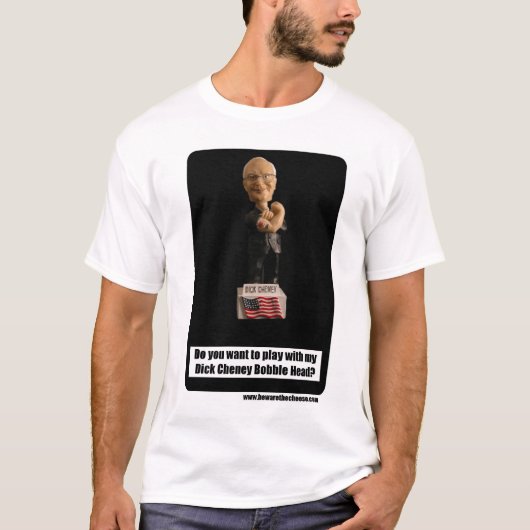 T-shirt Tête de secousse de Dick Cheney (Devant)