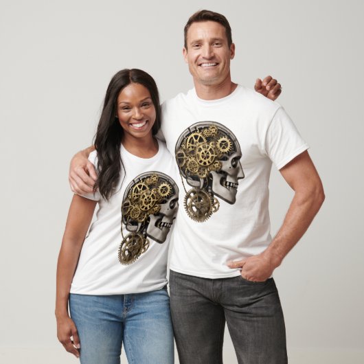 T-shirt Tête de Steampunk (Unisexe)