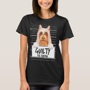 T-shirt Tête de Terrier Australien Silky Condamné