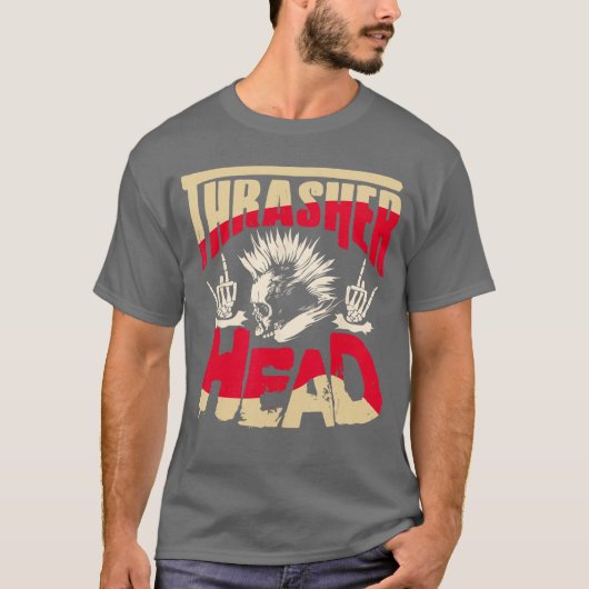 T-shirt Tête de Thrasher drôle (Devant)