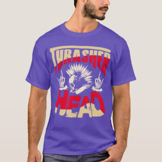 T-shirt Tête de Thrasher drôle rétro
