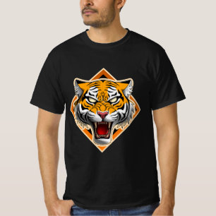 T-shirt "Tête de Tigre Majestueux - Graphique de l'Esprit