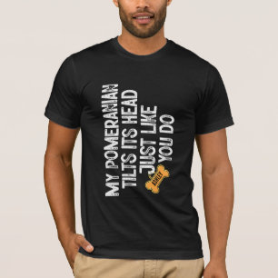 T-shirt Tête de Tlit Poméranienne comme vous