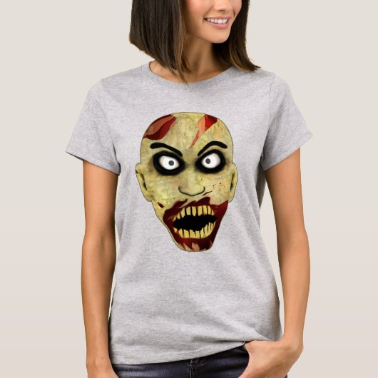 T-shirt Tête de zombie (Devant)