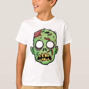 T-shirt Tête de zombie