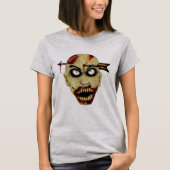T-shirt Tête de Zombie morte (Devant)