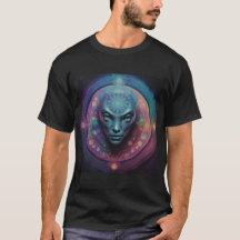 Tête design Alien Mandala