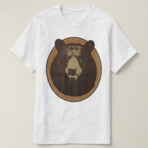 T-shirt Tête d'ours empaillée montée Graphique